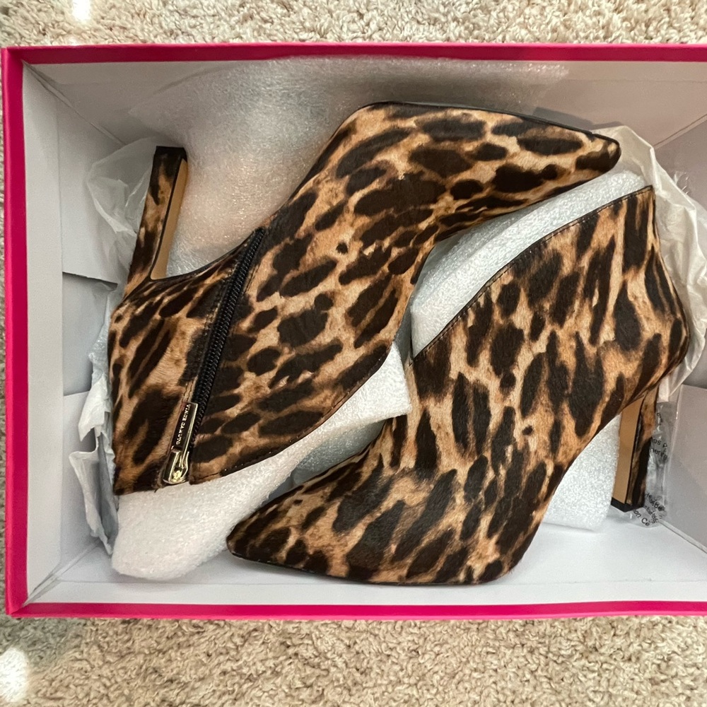 Vince Camuto Leopard Booties